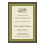 Simply Elegant Wedding Invitation (olive)