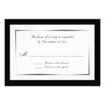 Simply Elegant - Wedding Reply / RSVP Cards Custom Invite