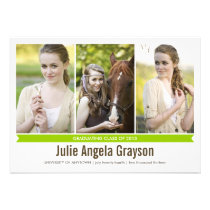 Simply Genius 4 Photo Graduation Announcement