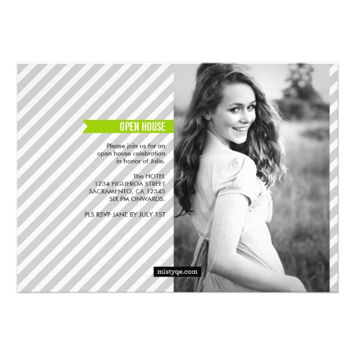 Simply Genius 4 Photo Graduation Announcement