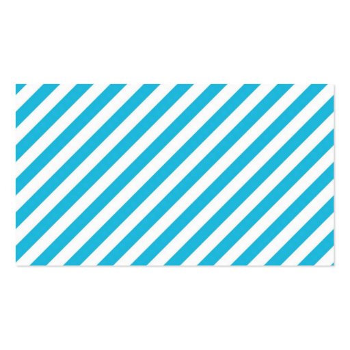 Simply high fashion blue stripe personal calling business card template (back side)