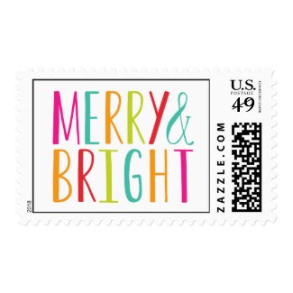 Simply Merry and Bright Holiday Postage