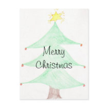 Simply Merry Christmas Postcard