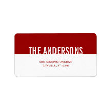 Simply Modern Address Labels
