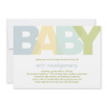 Simply Modern Baby Shower Invitation - Boy