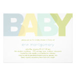 Simply Modern Baby Shower Invitation - Boy invitations