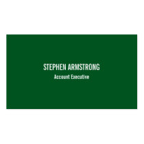 Simply modern evergreen minimalist professional business cards