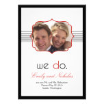 Simply Modern Wedding Announcement invitations