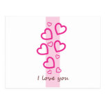 SImply Pink I Love You Postcards