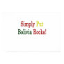 Simply Put Bolivia Rocks Posters