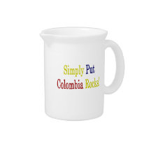 Simply Put Colombia Rocks Drink Pitchers