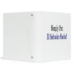 Simply Put El Salvador Rocks Vinyl Binder