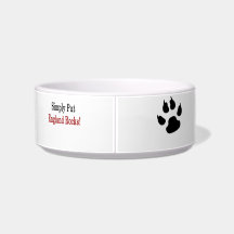 Simply Put England Rocks Cat Bowl
