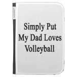 Simply Put My Dad Loves Volleyball Kindle Covers