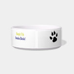 Simply Put Sweden Rocks Cat Food Bowl