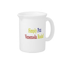 Simply Put Venezuela Rocks Drink Pitcher