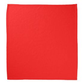 Simply Red Solid Color Bandana