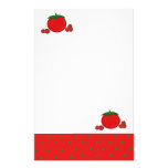 Simply Red Tomatoes Customized Stationery