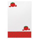 Simply Red Tomatoes Customized Stationery
