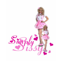 Simply Sissy Ladies T-Shirt by uniqueandkinky Simply Sissy Ladies T-Shirt