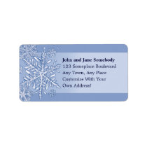 Simply Snowflakes Address Labels labels