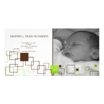 Simply Square: Birth Announcement Photo Cards