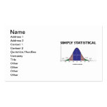 Simply Statistical (Bell Curve Attitude) Business Card