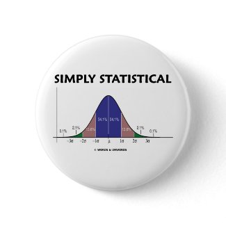 Simply Statistical (Bell Curve Attitude) zazzle_button