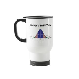 Simply Statistical (Bell Curve Attitude) zazzle_mug