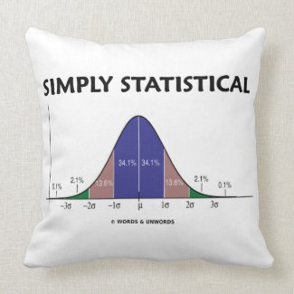 Simply Statistical (Bell Curve Attitude) mojo_throwpillow