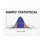 Simply Statistical (Bell Curve Attitude) Post Cards