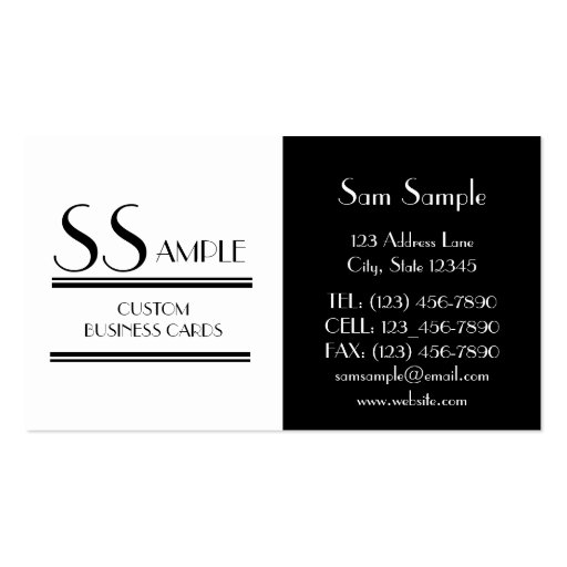 Simply Successful Business Cards (front side)