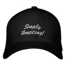 Simply Tempting! Hat embroidered hats