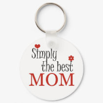 Simply the best MOM - Keychain by cycreation Simply the best MOM - Keychain