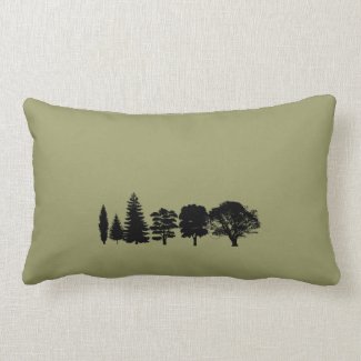 Simply Trees Throw Pillows