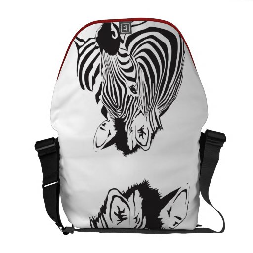 Simply Zebra  Rickshaw Messenger Bag