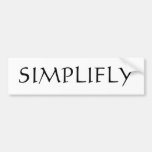 Simplyfly Bumper Sticker