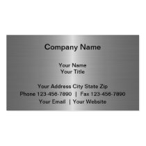 Simulated Metal Business Cards