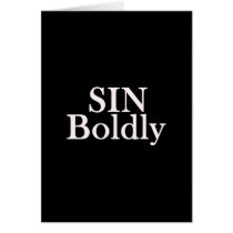 SIN Boldly Card