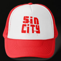 Sin City Graffiti - Red hats by artberry Sin City Graffiti - Red hats