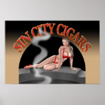 Sin City's Logo #5 on a wall poster