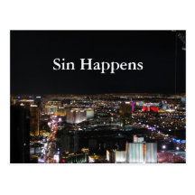 Sin Happens Postcard