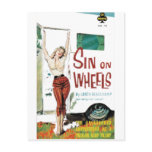Sin On Wheels Pulp Fiction Post Card