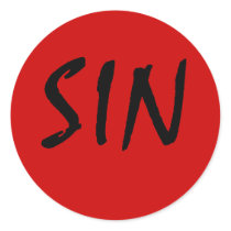 SIN stickers by fechner SIN stickers
