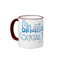 Sinatra Cocktail Hour - Ringer Mug mugs