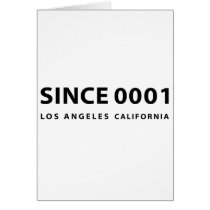 SINCE 0001 cards