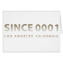 SINCE 0001 cards