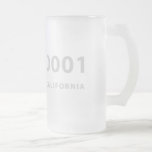 SINCE 0001 Frosted mug