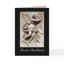 Sinceras Condolencias ANGEL Spanish Sympathy Card