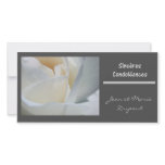 sinceres condoleances francais black white rose photo greeting card